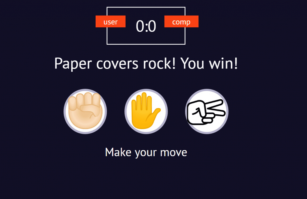 Rock Paper Scissor Game Codezips
