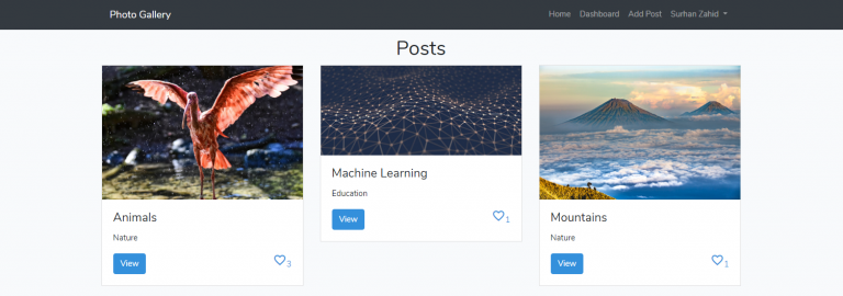 Photo Gallery Website In PHP With Source Code - Download Free Projects ...