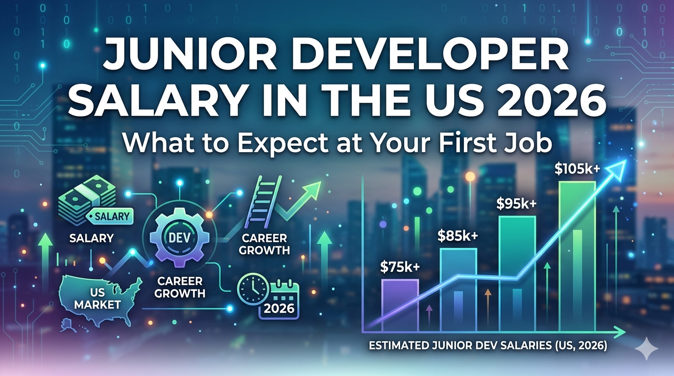 Junior Developer Salary in the US 2026 - What to Expect at Your First ...