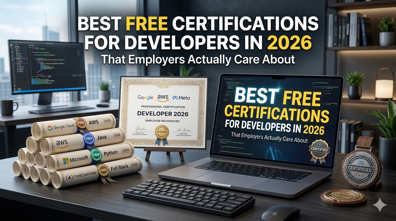 Best Free Certifications for Developers in 2026 That Employers Actually ...